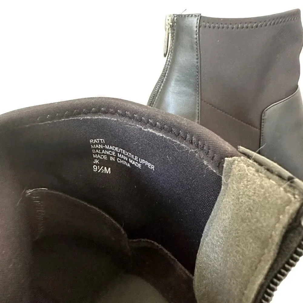 Adrienne Vittadini Ratti Stretch Shaft Booties size 9.5